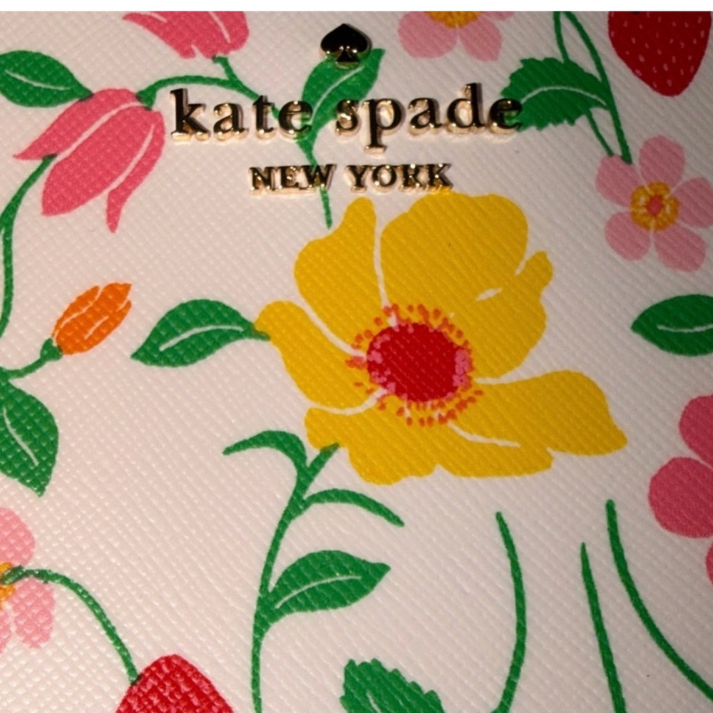 Kate Spade floral cross body bag pink and multicolor KL233 - Picture 7 of 7